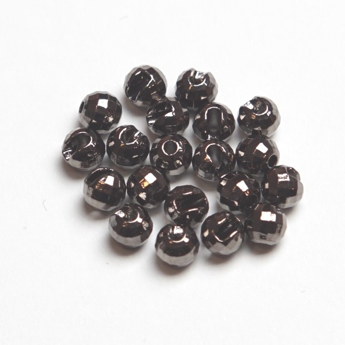 Główki wolframowe Slotted Reflex Black Nickle Tungsten Beads 